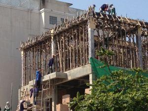 House Construction, Soi 81 Sukhumvit Road, Bangkok Dec 2012