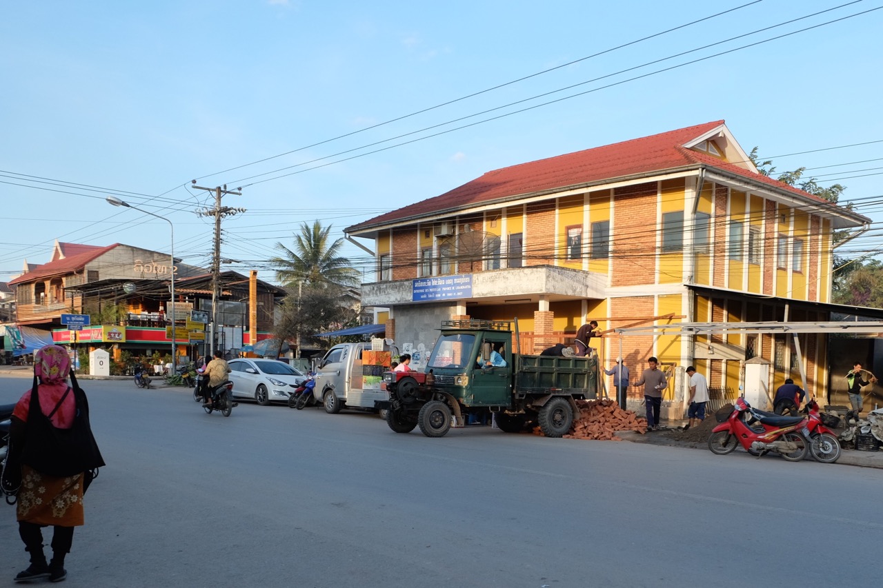 The main street in Luang Namtha