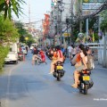 Motorbike taxis on Soi 81
