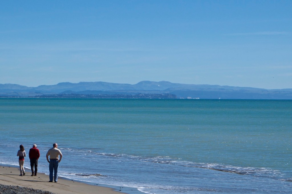 Looking towards Napier, across Hawke Bay
