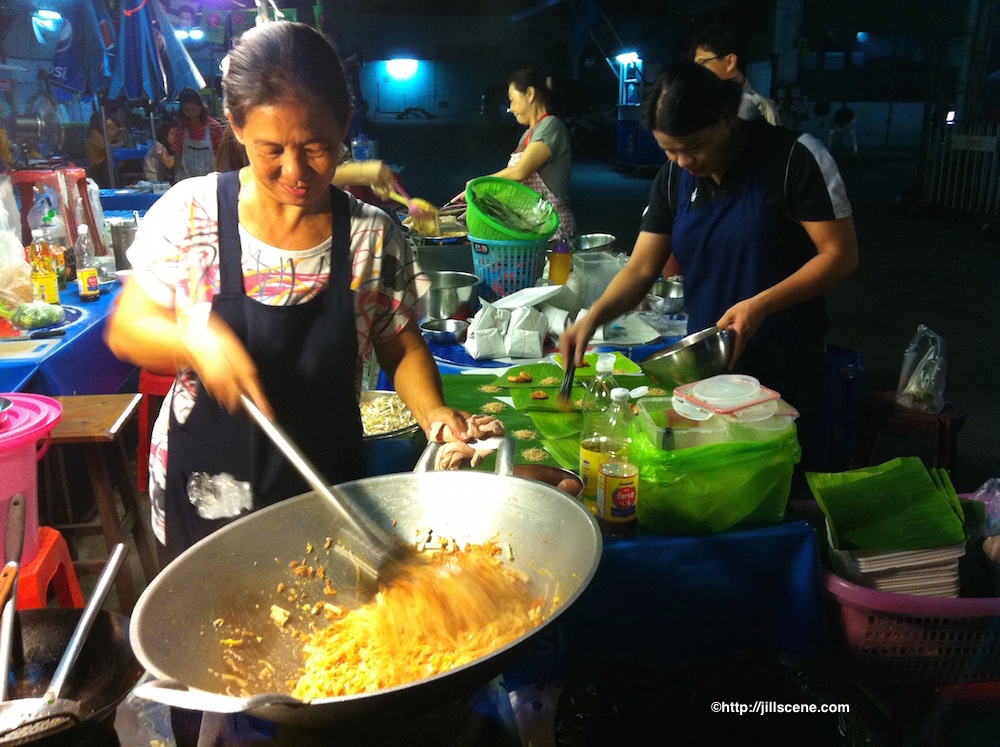 Pad Thai in the making
