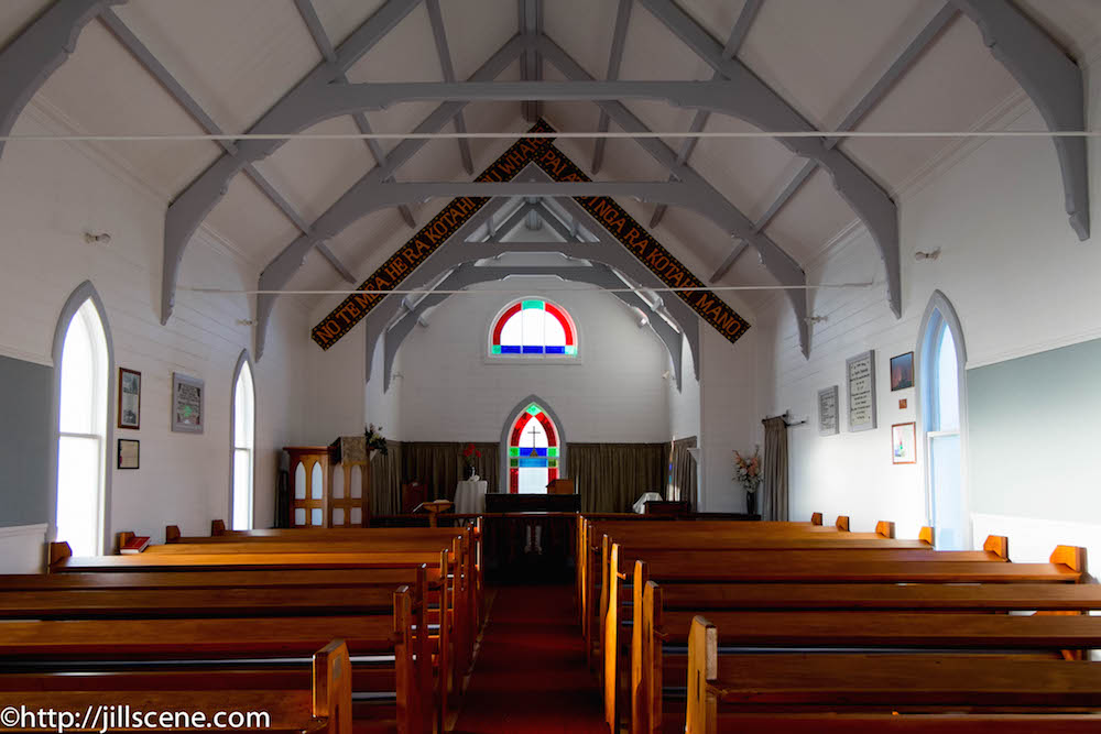 Interior of Christ Church, Ruakokore