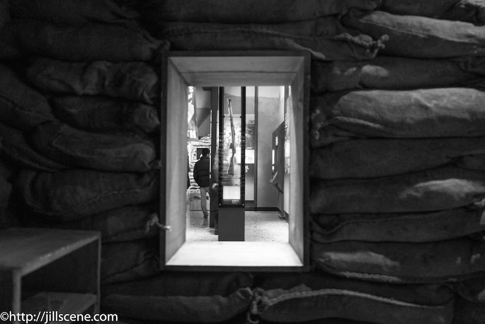 Inside Malone's hut, Gallipoli, the Scale of Our War