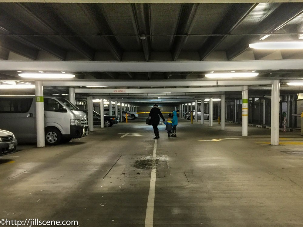 Almost empty parking building, Wellington, New Zealand