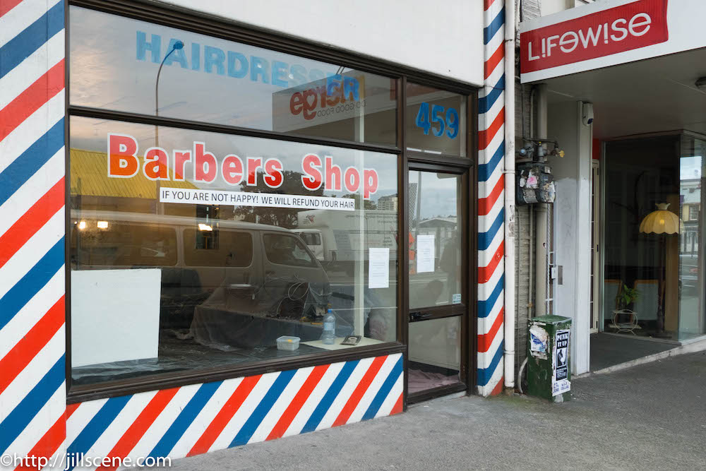 Barbers Shop, K Road, Auckland, New Zealand 