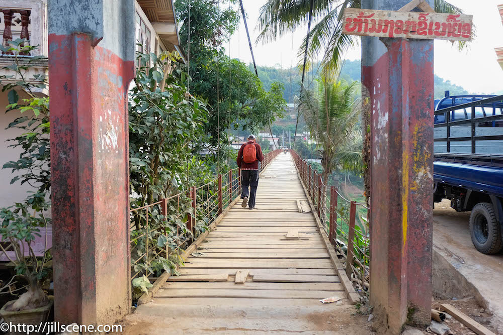 Footbridge in Muang Khua